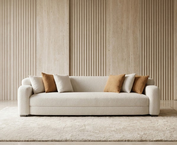 Azrie 4 seater 280x96x73 ivory Azrie 4 seater 280x96x73 ivory