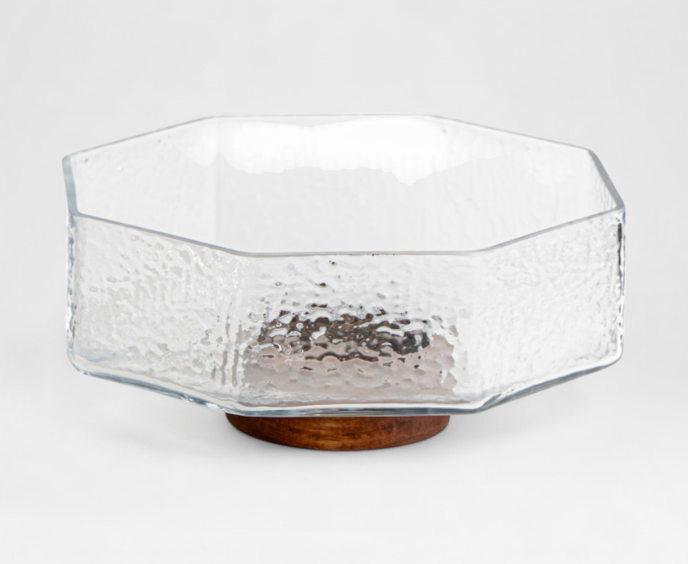 Wain Glass Serving Bowl - 24X11 cm