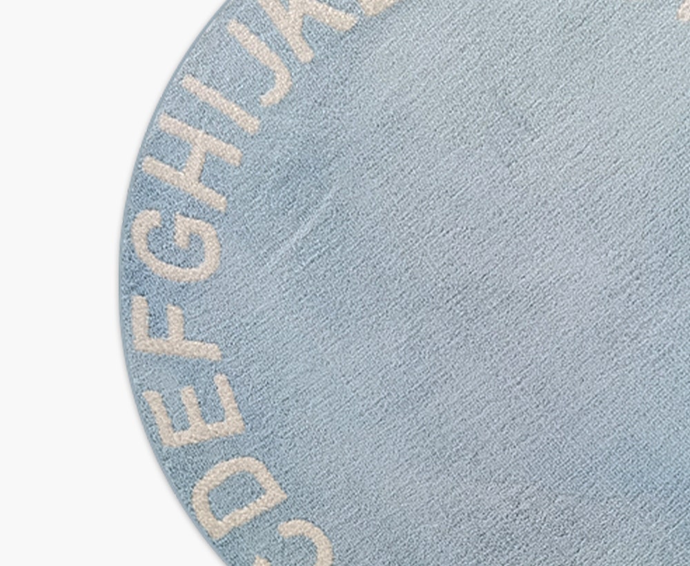 ABC Round Rug
