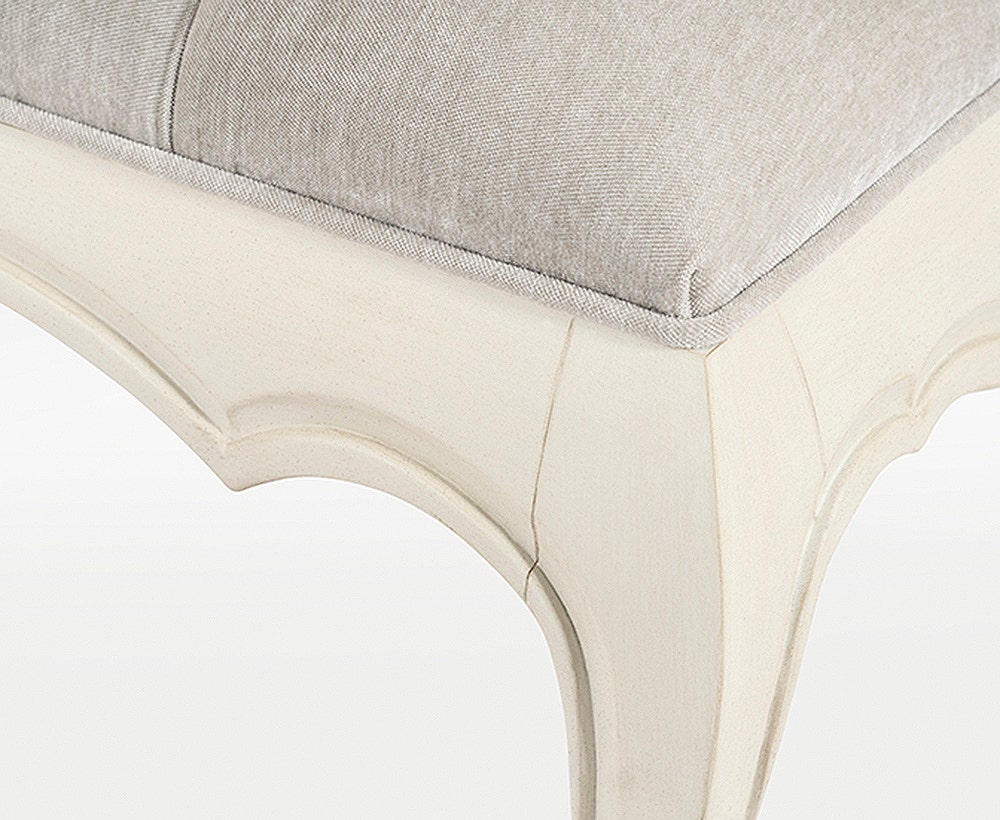 Amber bench150x45x50 antique grey