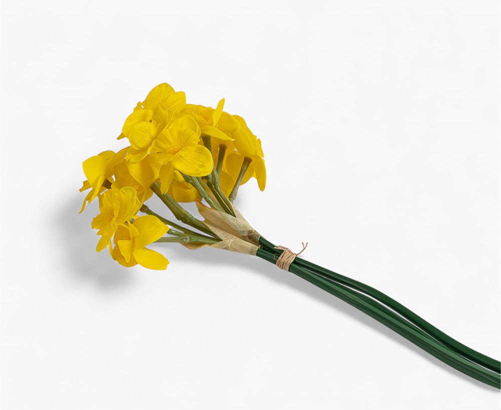 Artificial Daffodils Bunch 16X50CM ~Yl