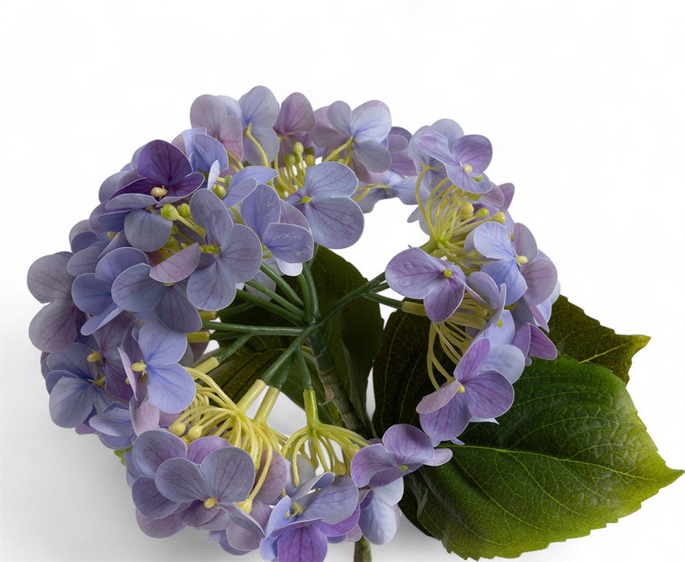 Artificial Hydrangea Flower 16X60 Lt Pur