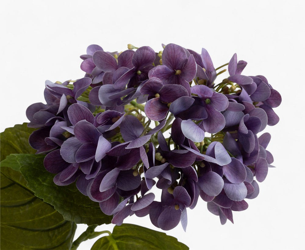 Artificial Hydrangea Flower 16X60 Pur