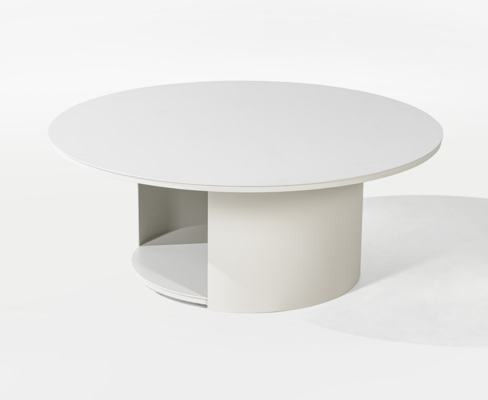 Aurora Coffee Table Dia 99.5X38.5 Offwht