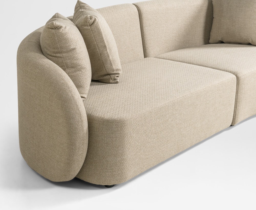 Aurora corner sofa beige