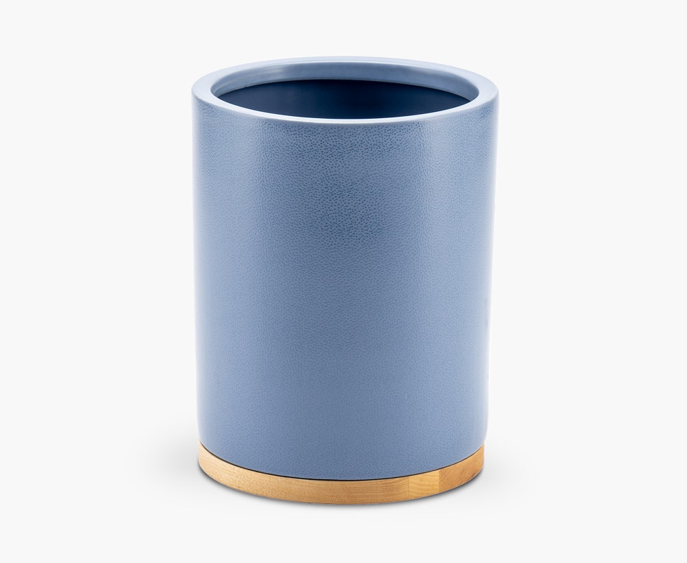 Azura Bath Waste Bin BL/Lt.WD 20x25cm