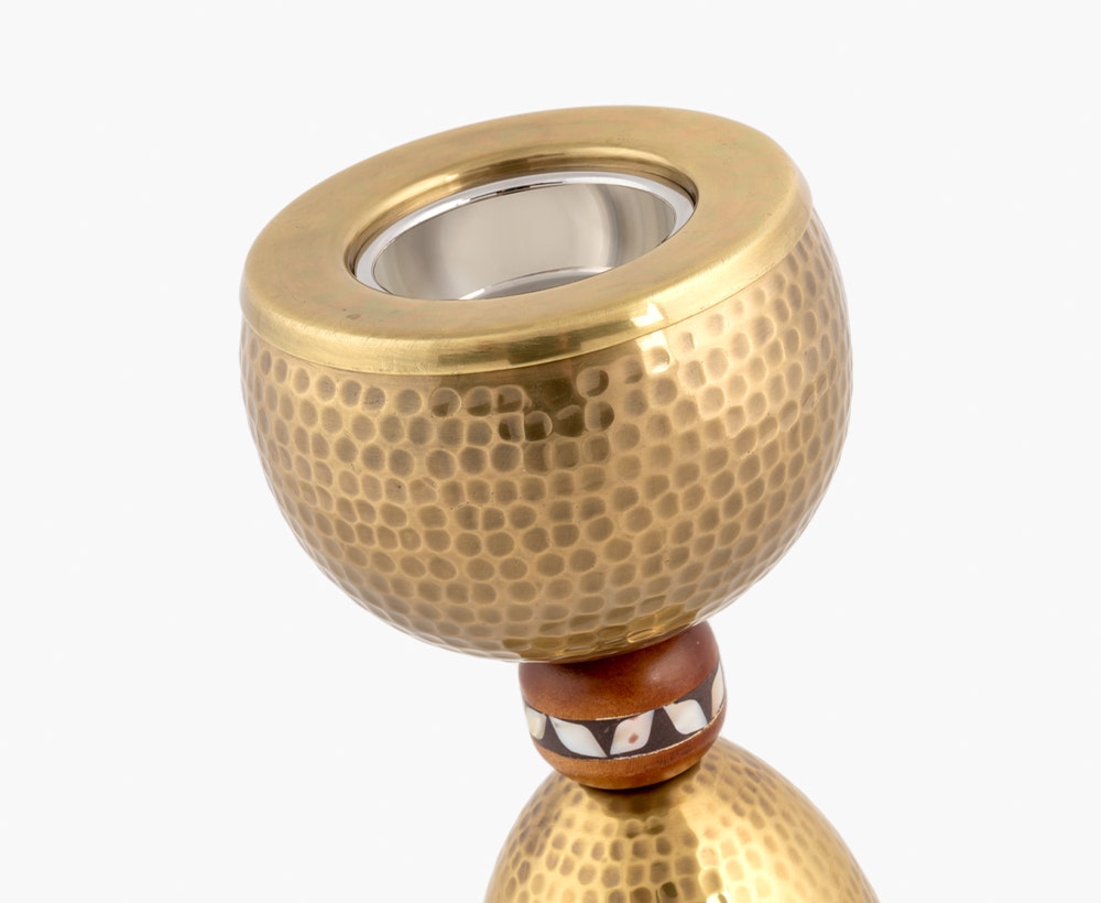 Esfir Incense Burner 12X22 Gold/Brown