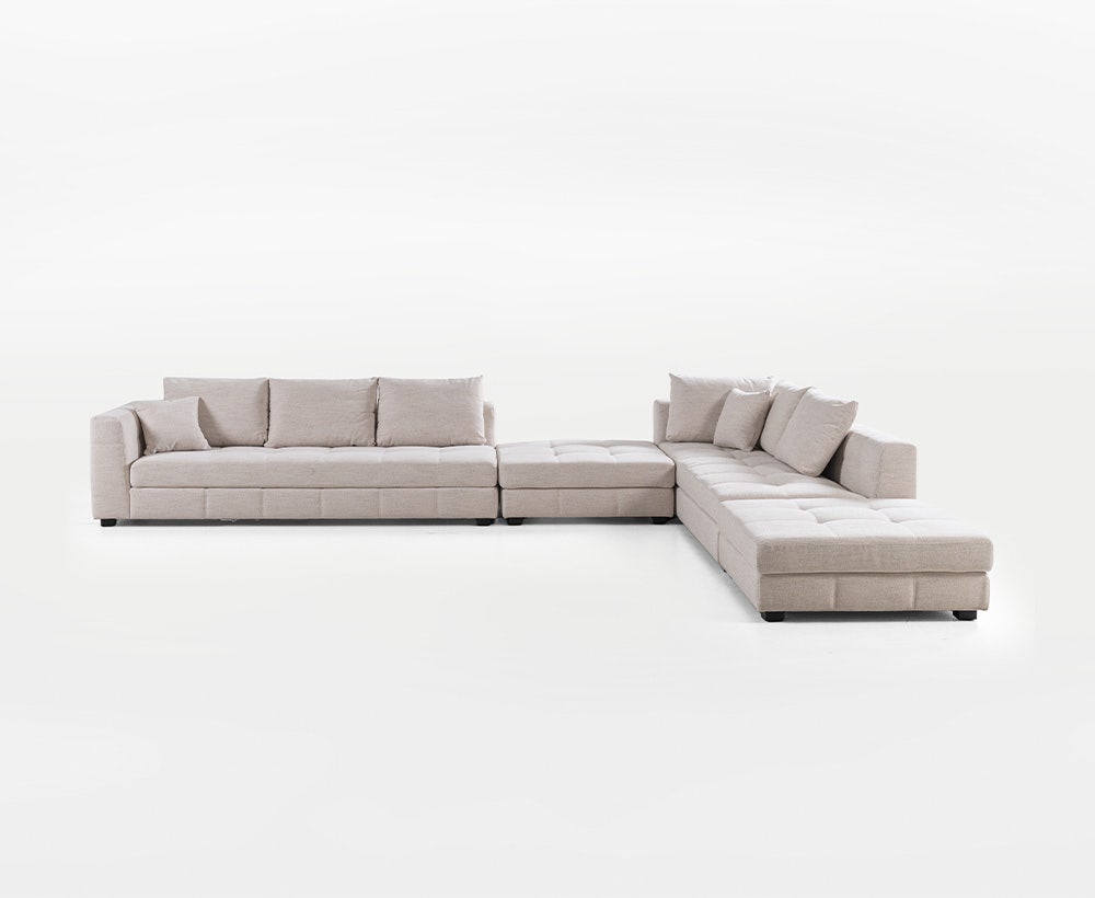 Benjie corner sofa white