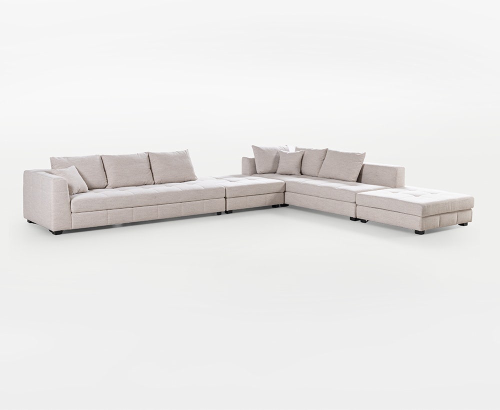 Benjie corner sofa white