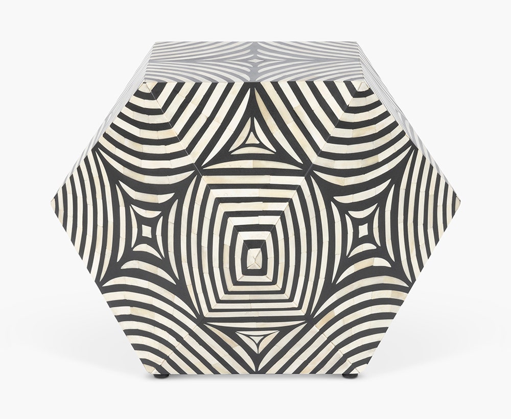 Bone cube Side Table
