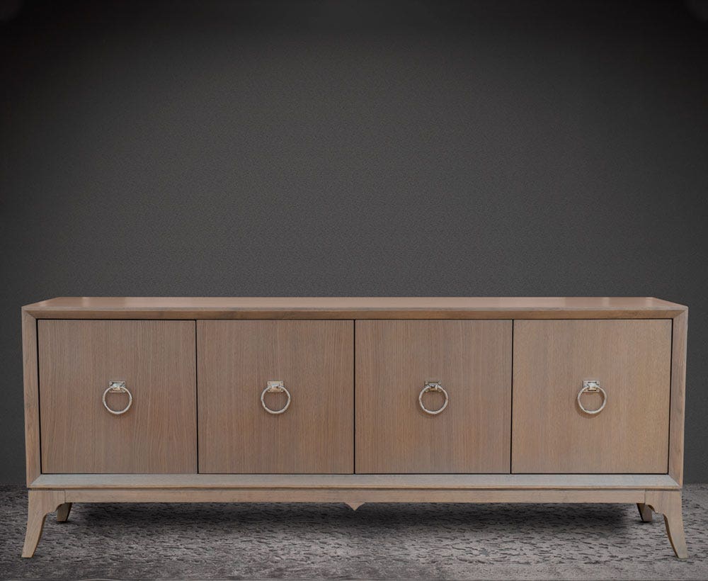 Buffet table grey hot sale