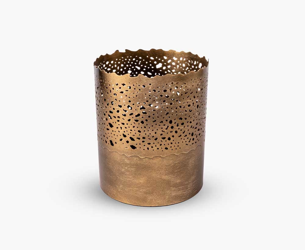 Brass candle outlet holders antique
