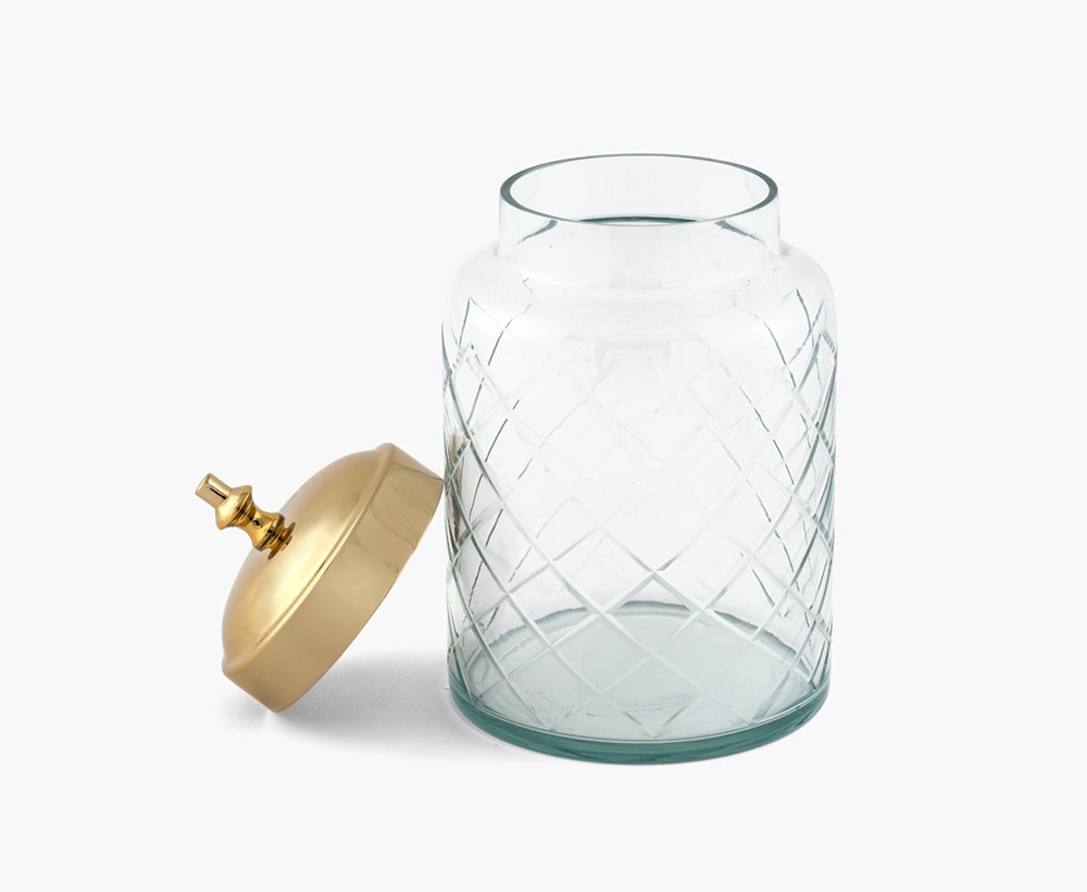 Candy Jar Gold Medium