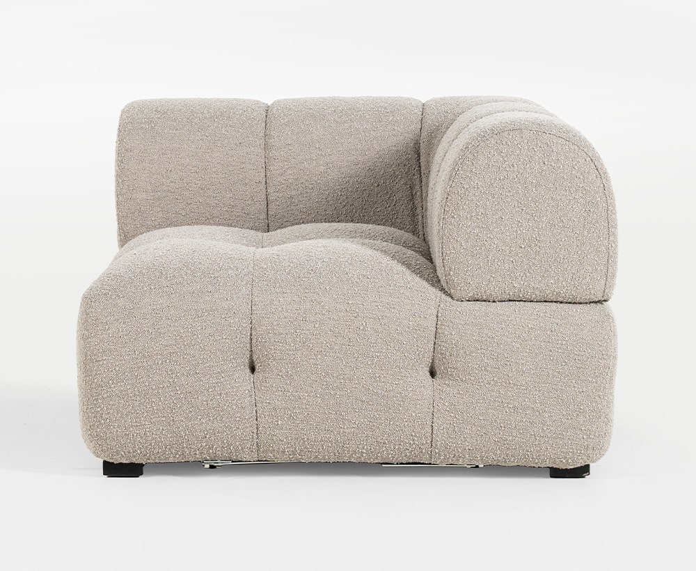 Cesare Modular Left Taupe