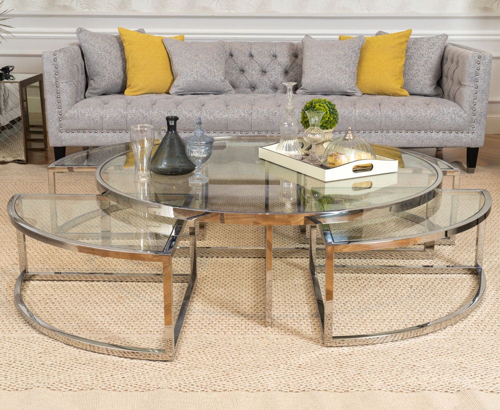 Silver cocktail new arrivals table