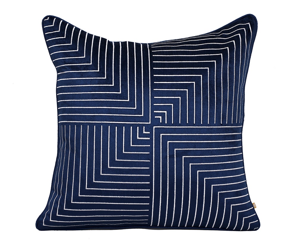 Royal blue sales cushion covers
