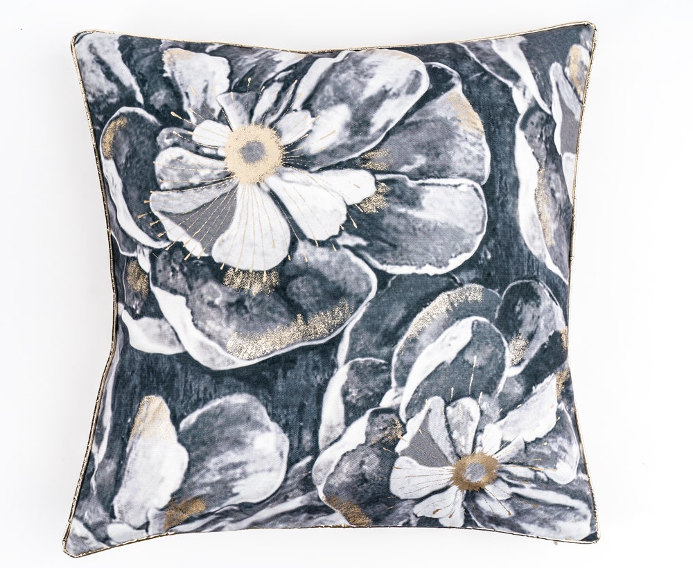 Multi coloured shop cushion covers