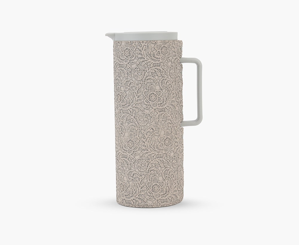 Dentelle Grey Lace Flask - 1L