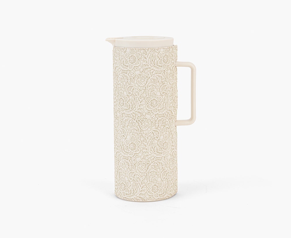 Dentelle Beige Lace Flask - 1L