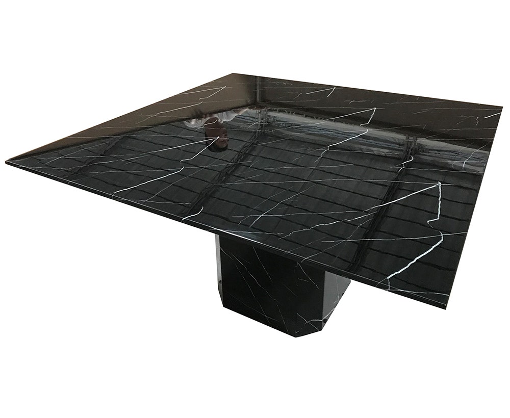 Luna 4 seater dining table 140x140x76 b