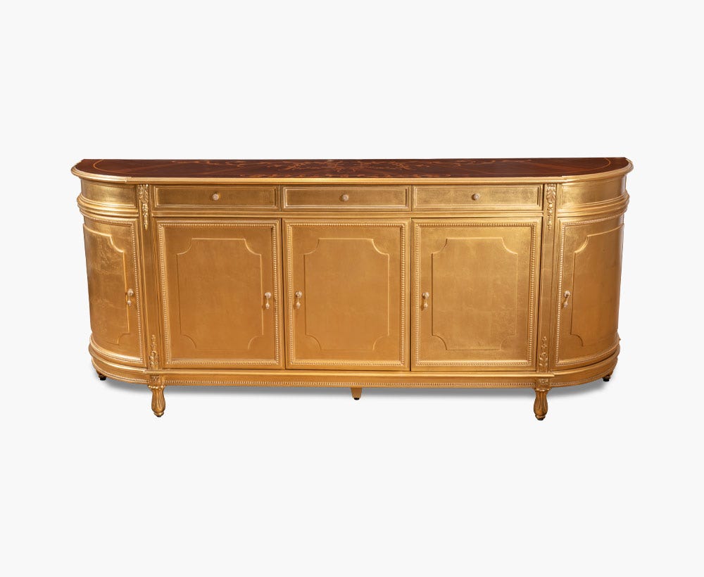 Elle Buffet Table Gold