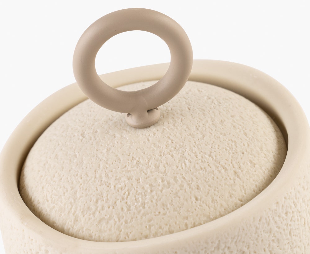 Evon Bath Canister 9.3x12.4cm