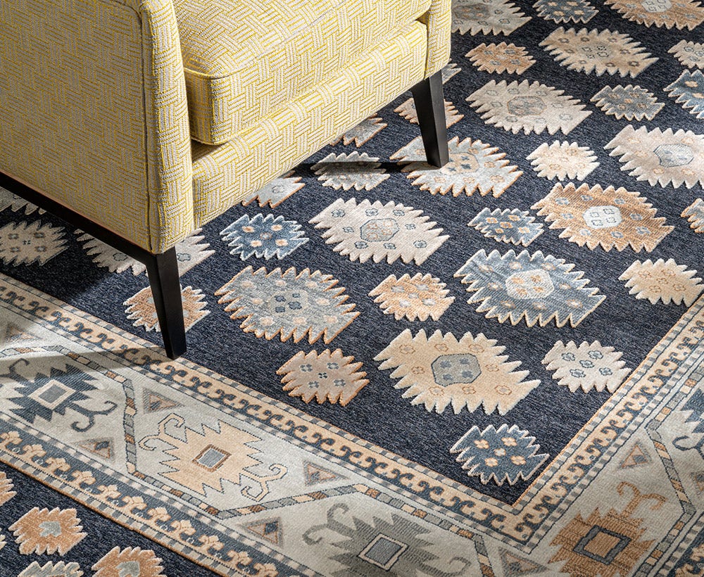 Farashe Rug 200X300CM Blue Navy