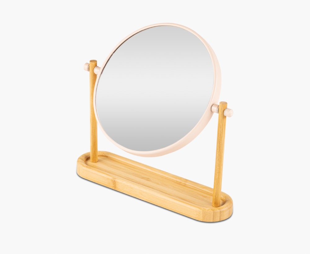 Faye Bath Mirror Peach/Lt.WD23.2x6x22.5
