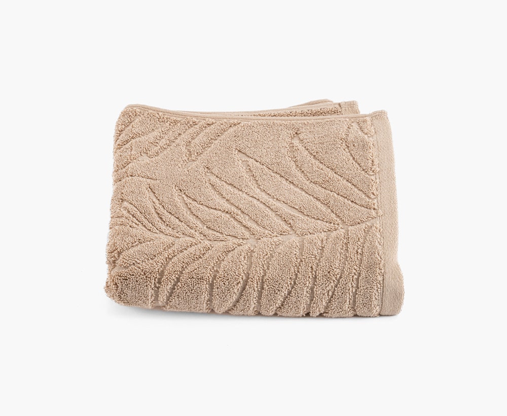 Fiora Sand Beige Hand Towel, 50*90 cm