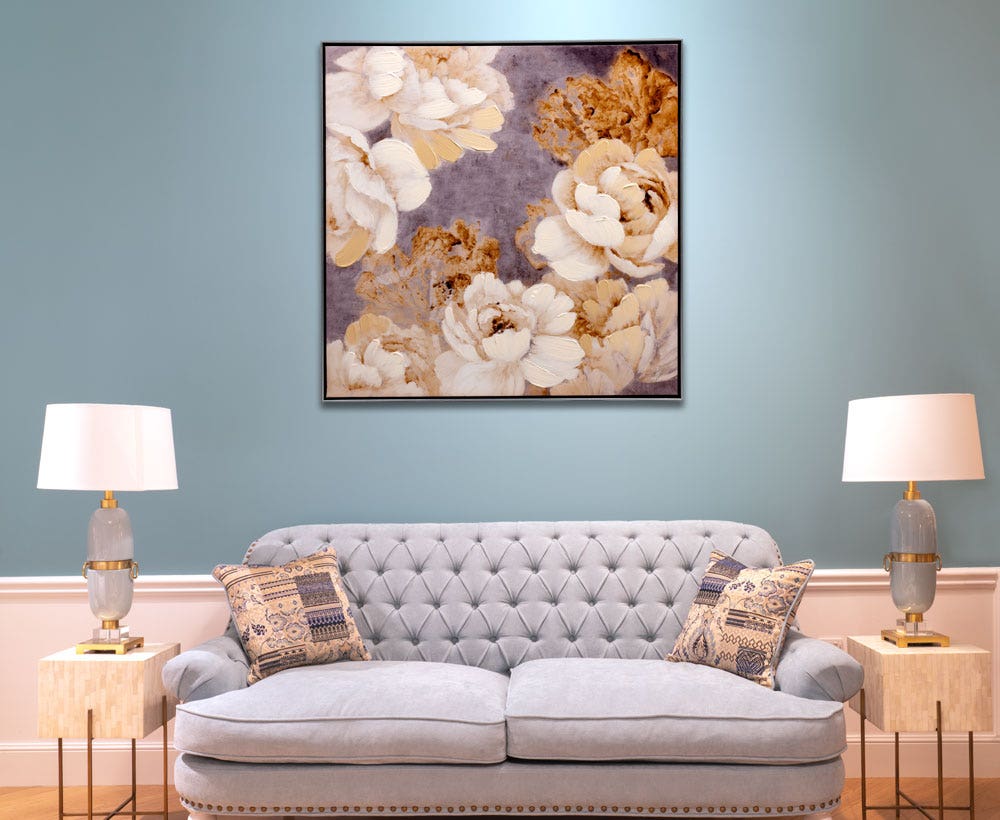 Multi-coloured Floral Painting Perfect for Home Decor