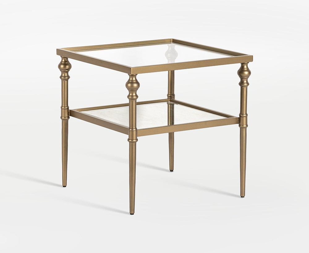 Antique gold hotsell end tables