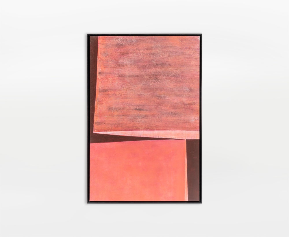 Red Geometric Painting, 80*120*3.5 cm