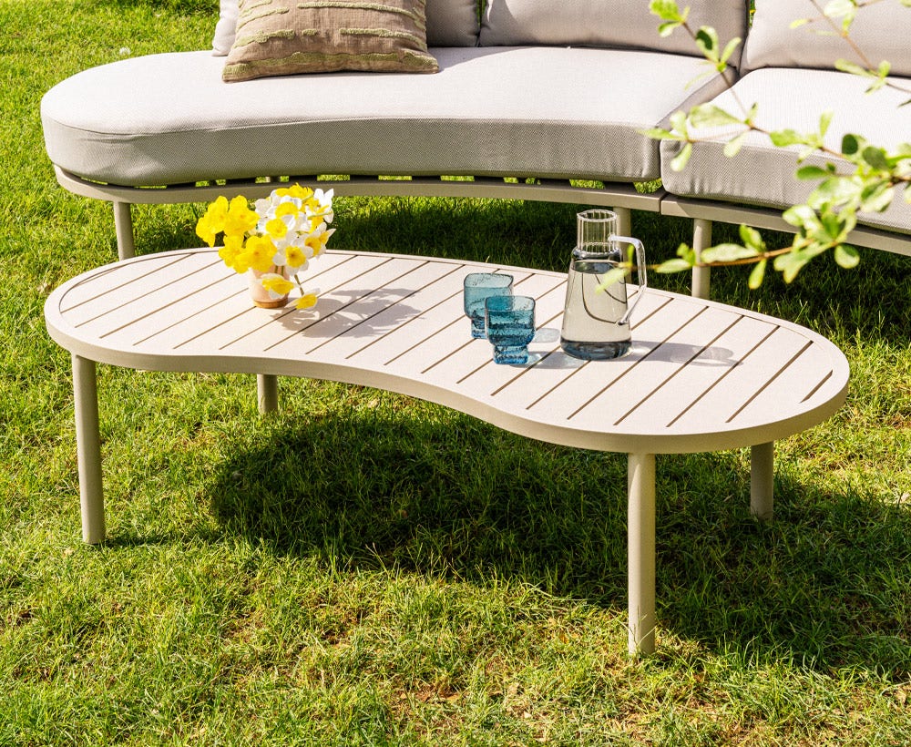 Gibson coffee table 140x68.5x38 beige