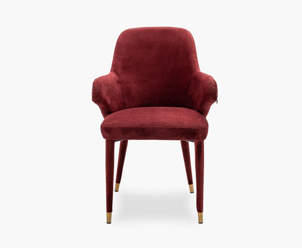 Maroon armchair outlet