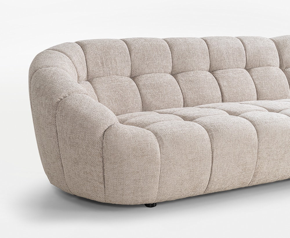 Hazel Corner Sofa 358x330x78 Taupe