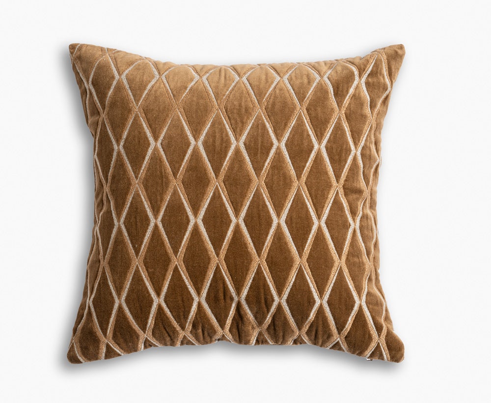 Ivo Cushion Cover Mustard/Beige