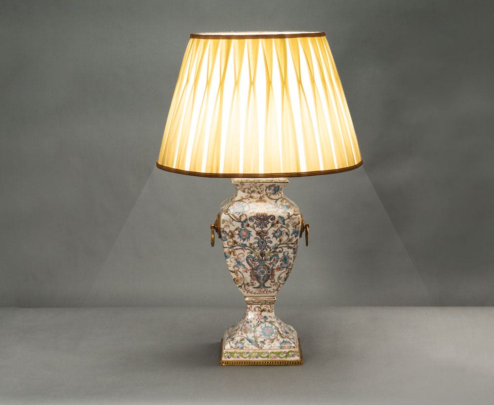 Multi coloured discount table lamp