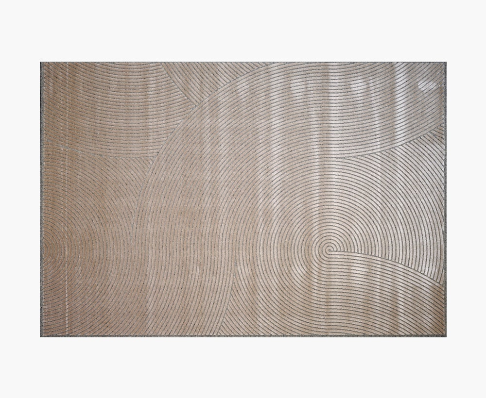 Rotan Beige and Stone Looselay Rug, 200*290 cm
