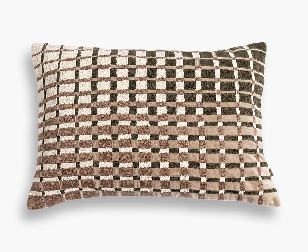 Lias Cushion Cover 35X50CM Beige/Green