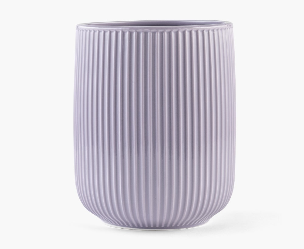 Margrete Lilac Bath Waste Bin, 20.5*25.4 cm