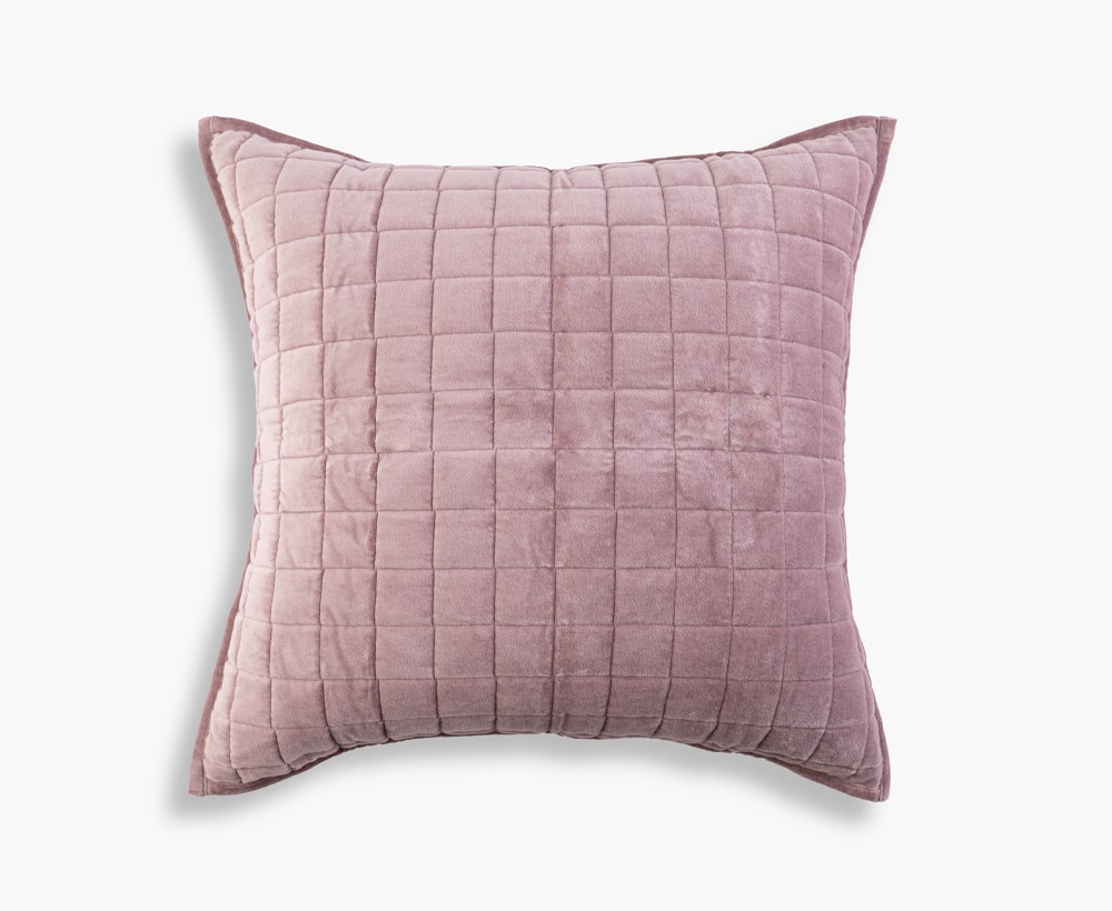 1Pair Euro Sham Lilah LAVENDER 60x60cm