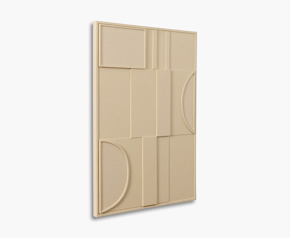 Lucas 3D Wall Decor 84X120CM Beige