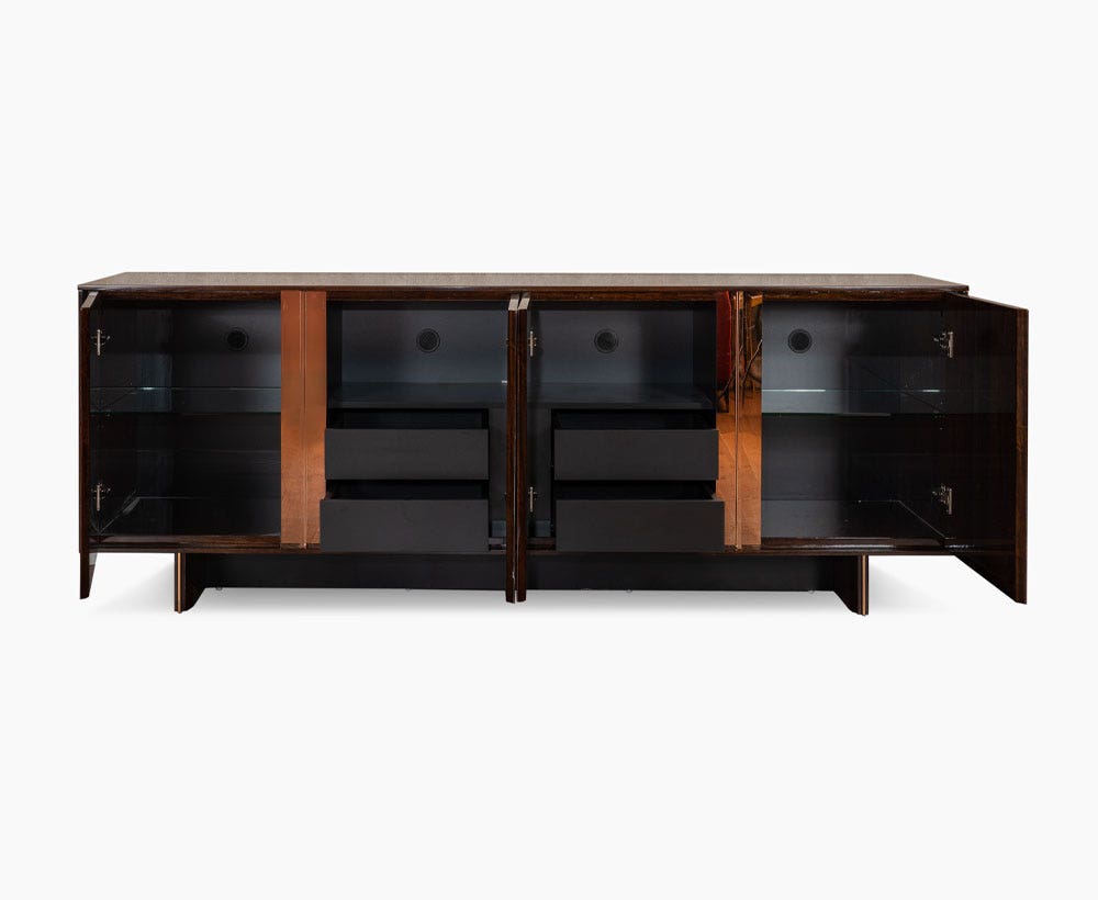 Brown on sale buffet cabinet