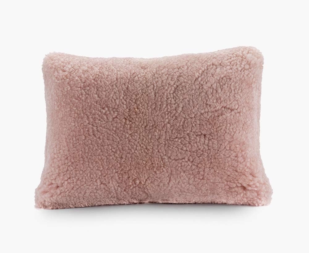 Pink fur discount cushion covers