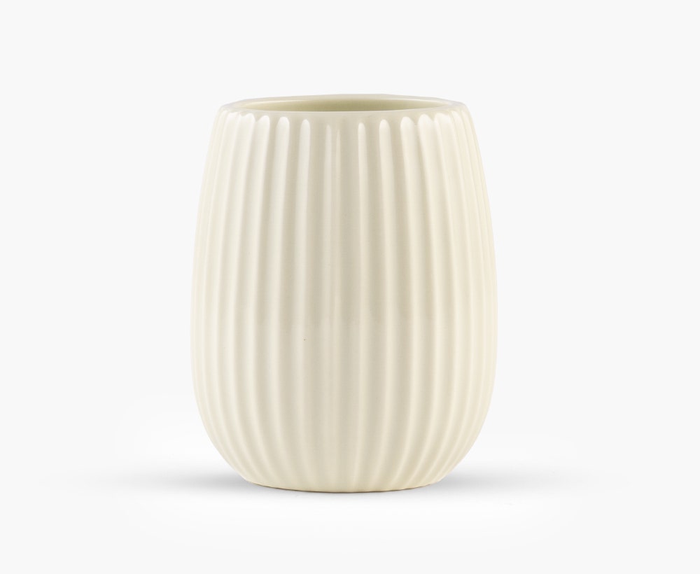 Margrete Pale Yellow Bath Tumbler, 8.3*11.1 cm