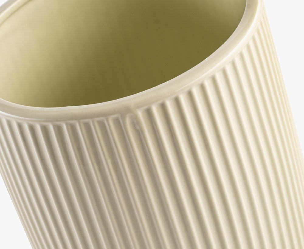 Margrete Bath WasteBin Pale YL 20.5x25.4