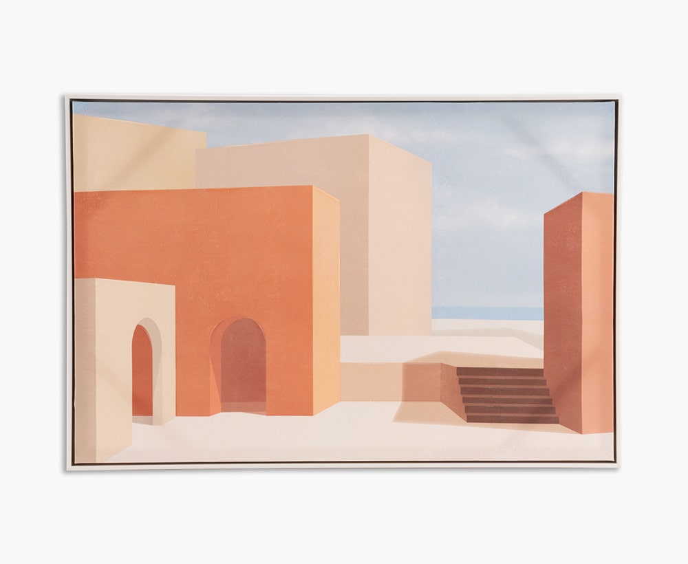 Multi Colour Mediterranean Painting, 92.5*62.5 cm