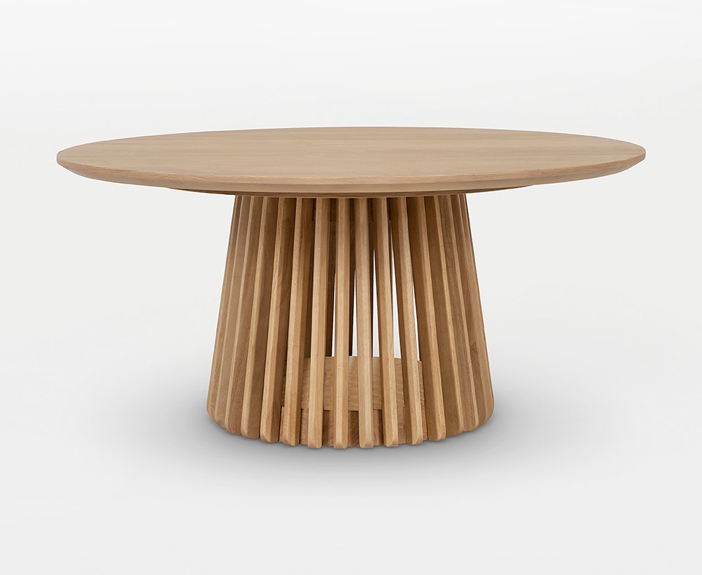 Oval pedestal coffee hot sale table