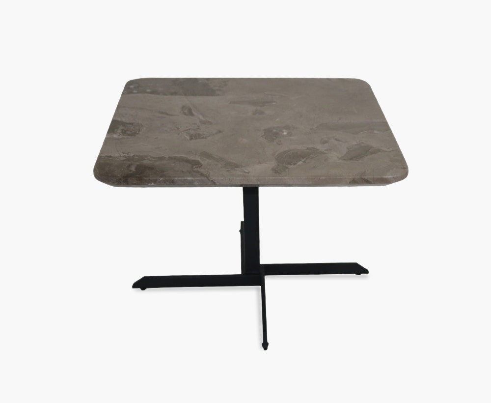 Nerio Side Table Dark Grey - Black