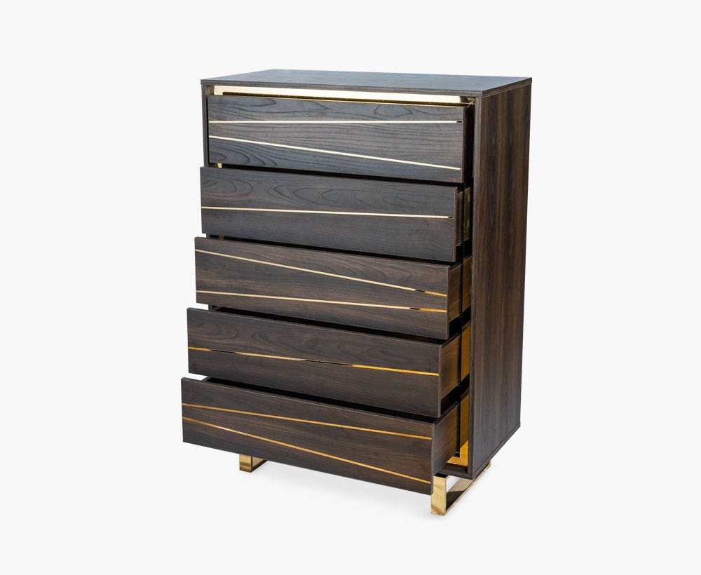 Dark online brown drawers